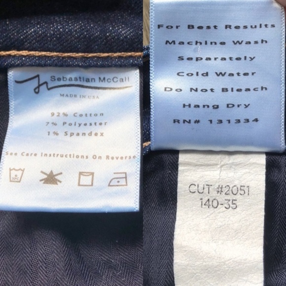 Sebastian McCall mid rise skinny jeans- dark wash- size 27 - Picture 6 of 8